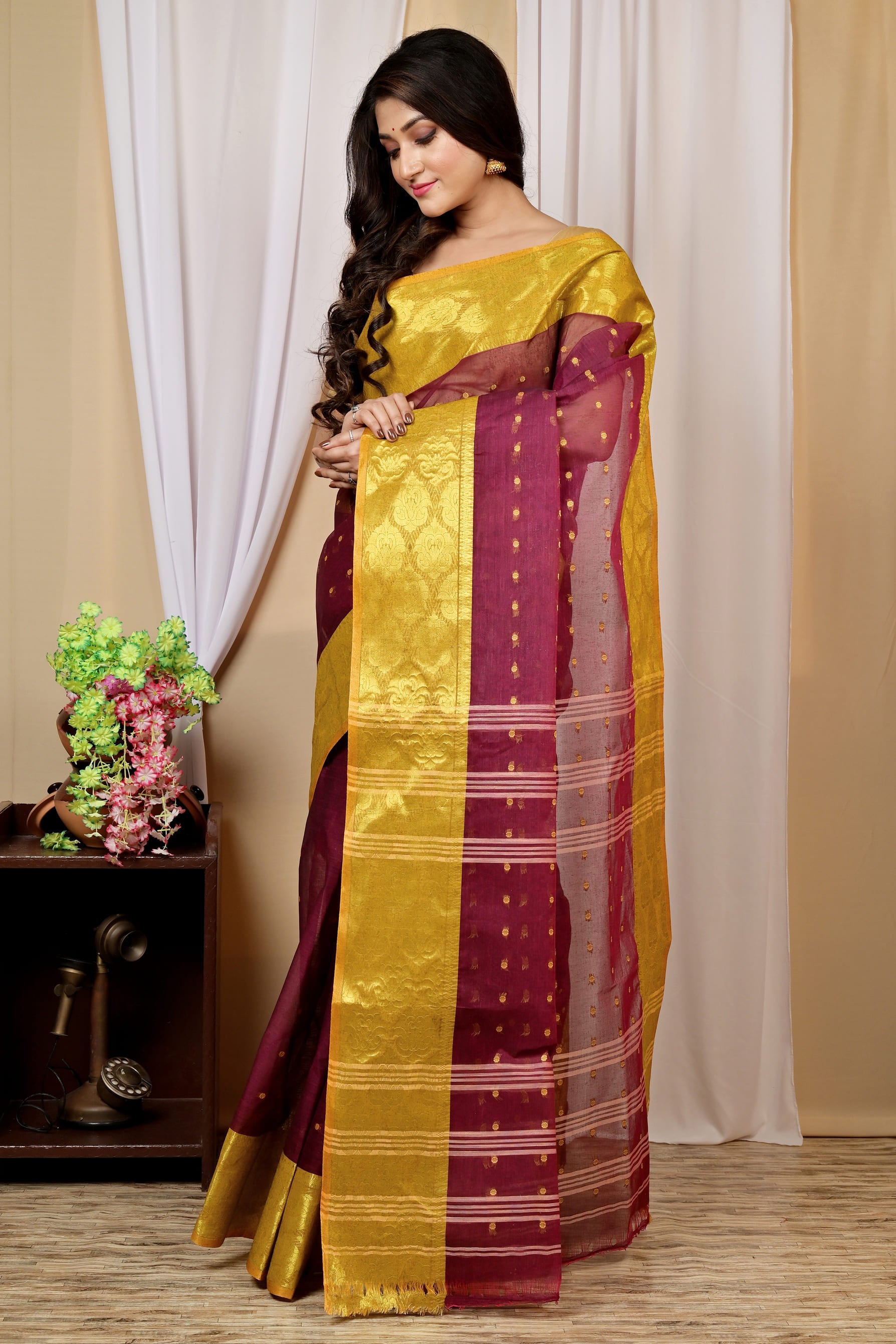 Pure Cotton  Saree