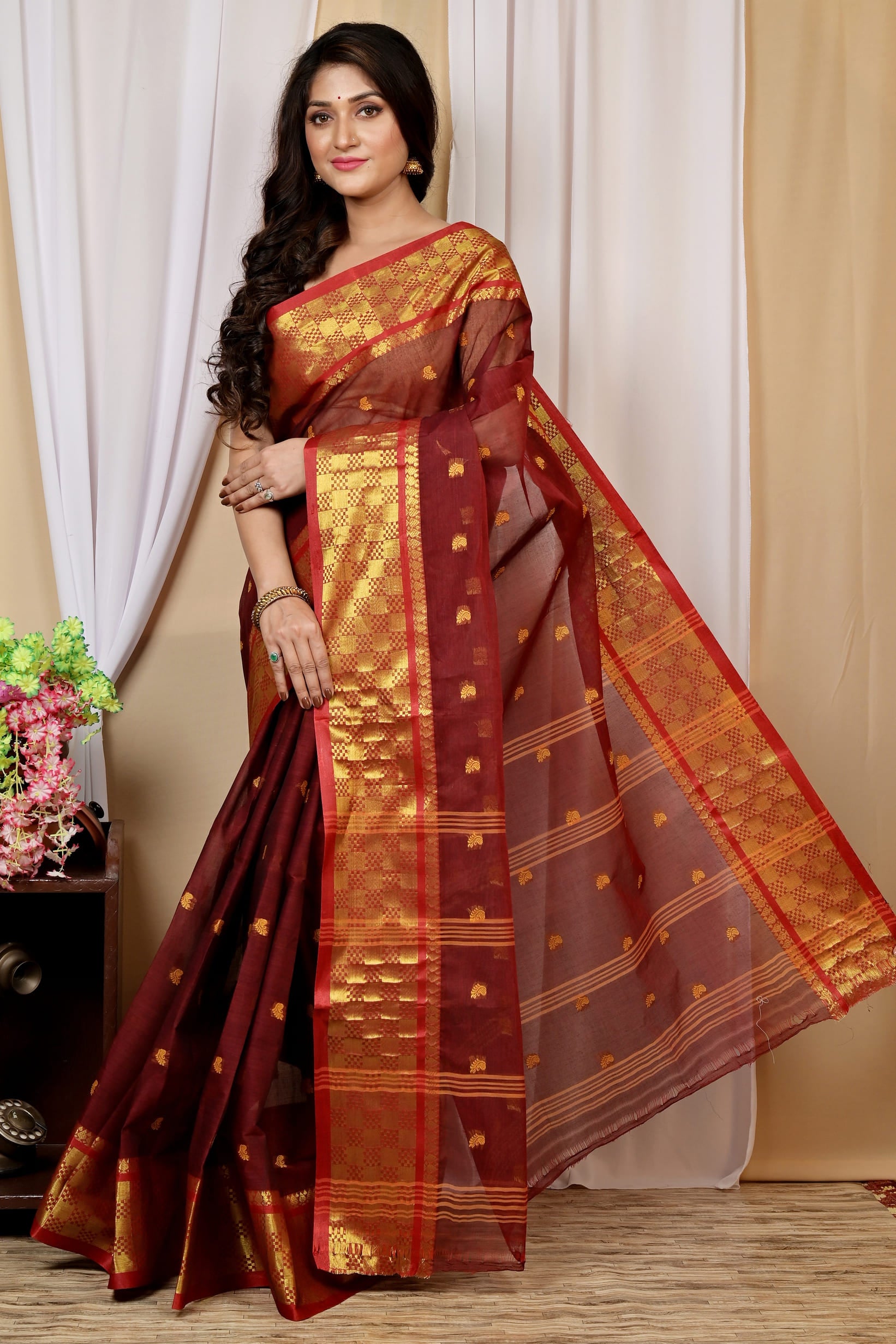 Pure Cotton  Saree