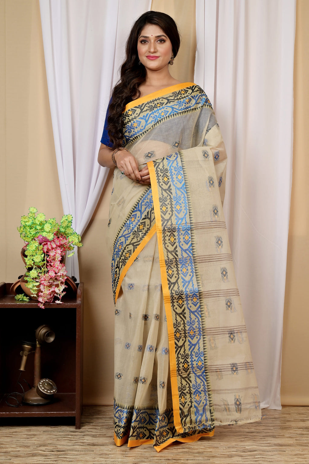 Pure Cotton  Saree
