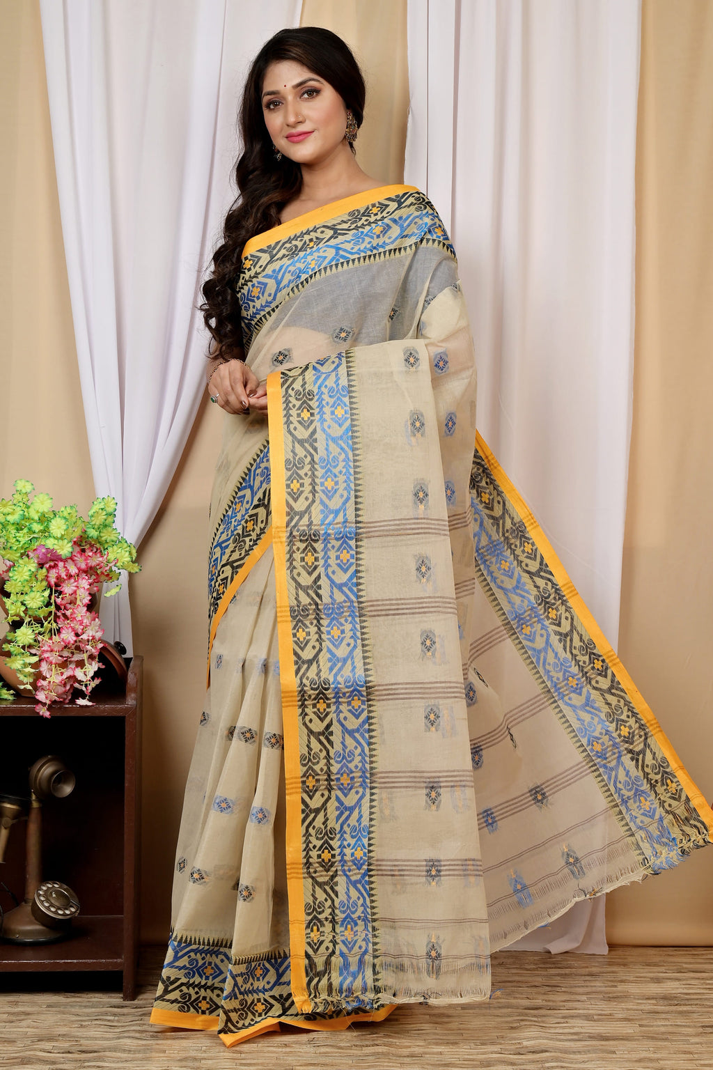 Pure Cotton  Saree