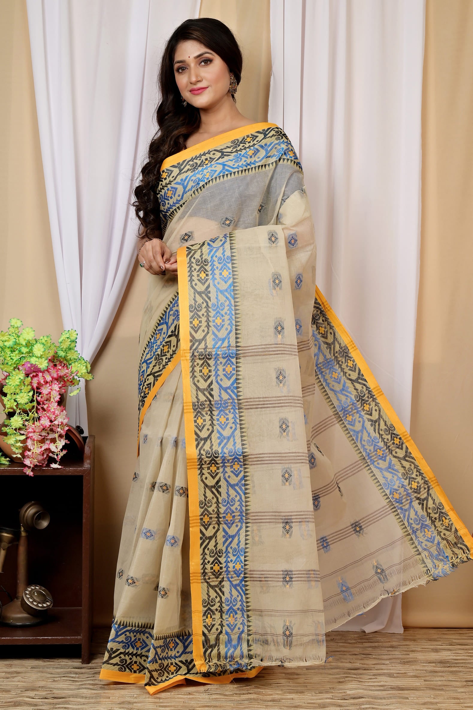 Pure Cotton  Saree