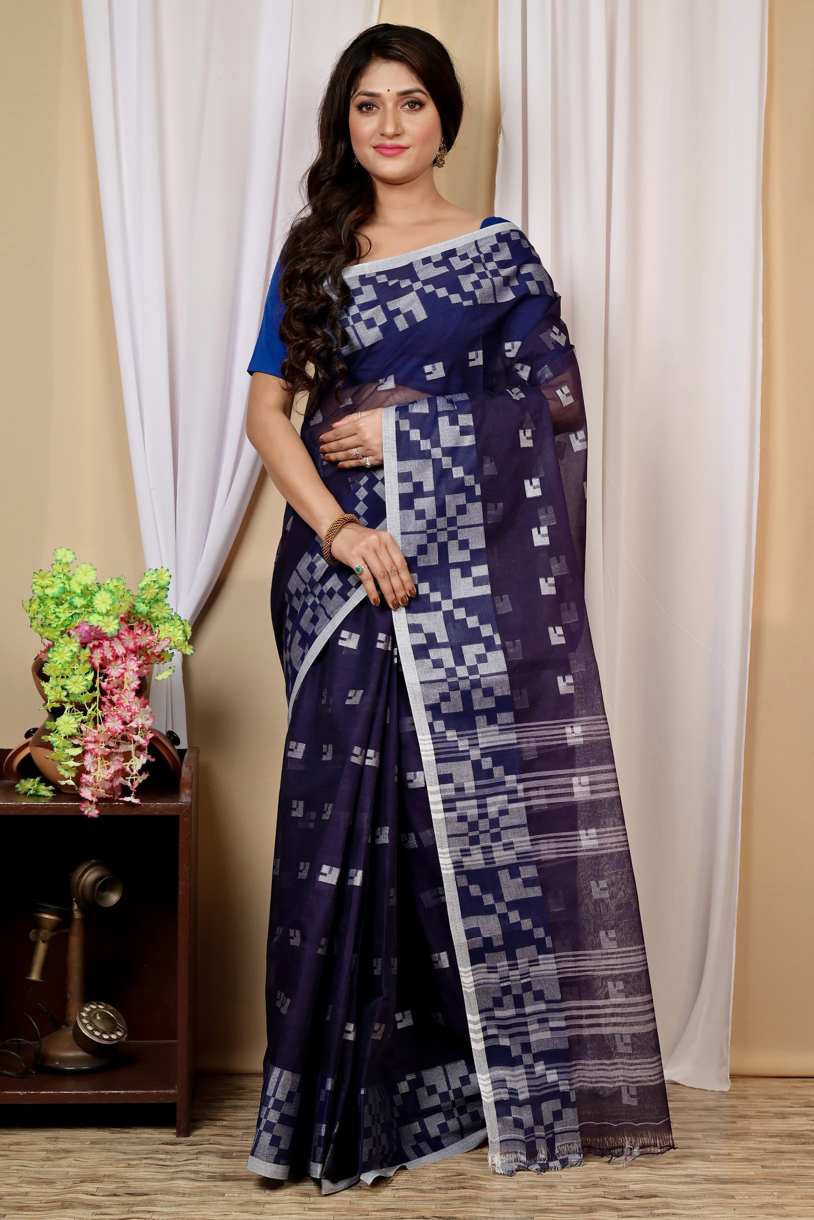 Pure Cotton  Saree