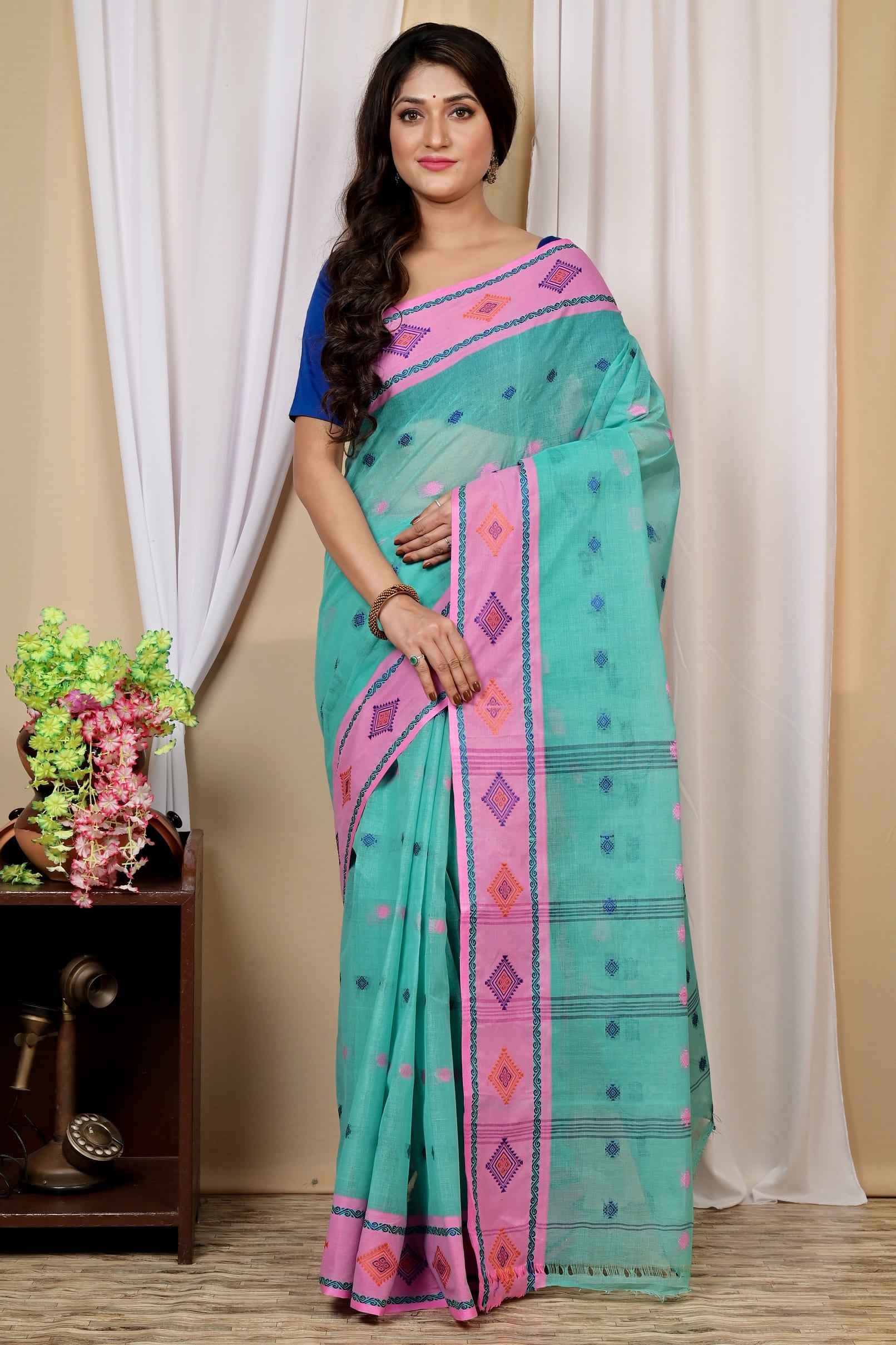 Pure Cotton  Saree