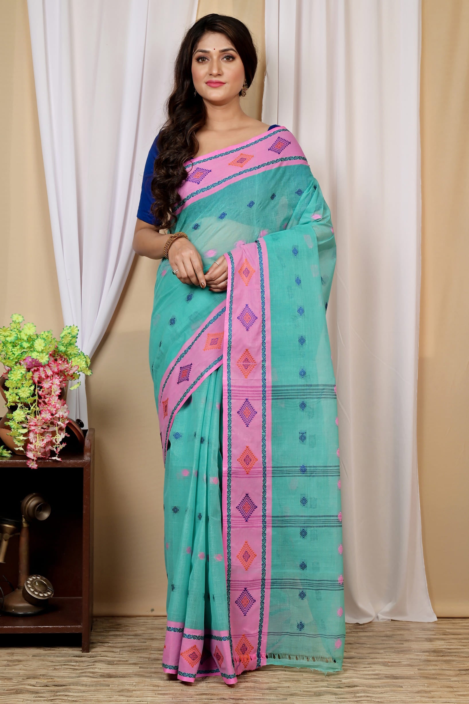 Pure Cotton  Saree