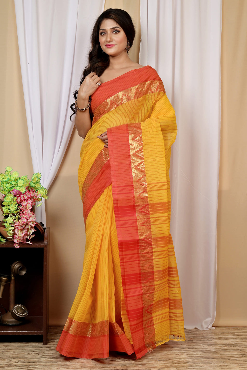 Pure Cotton  Saree