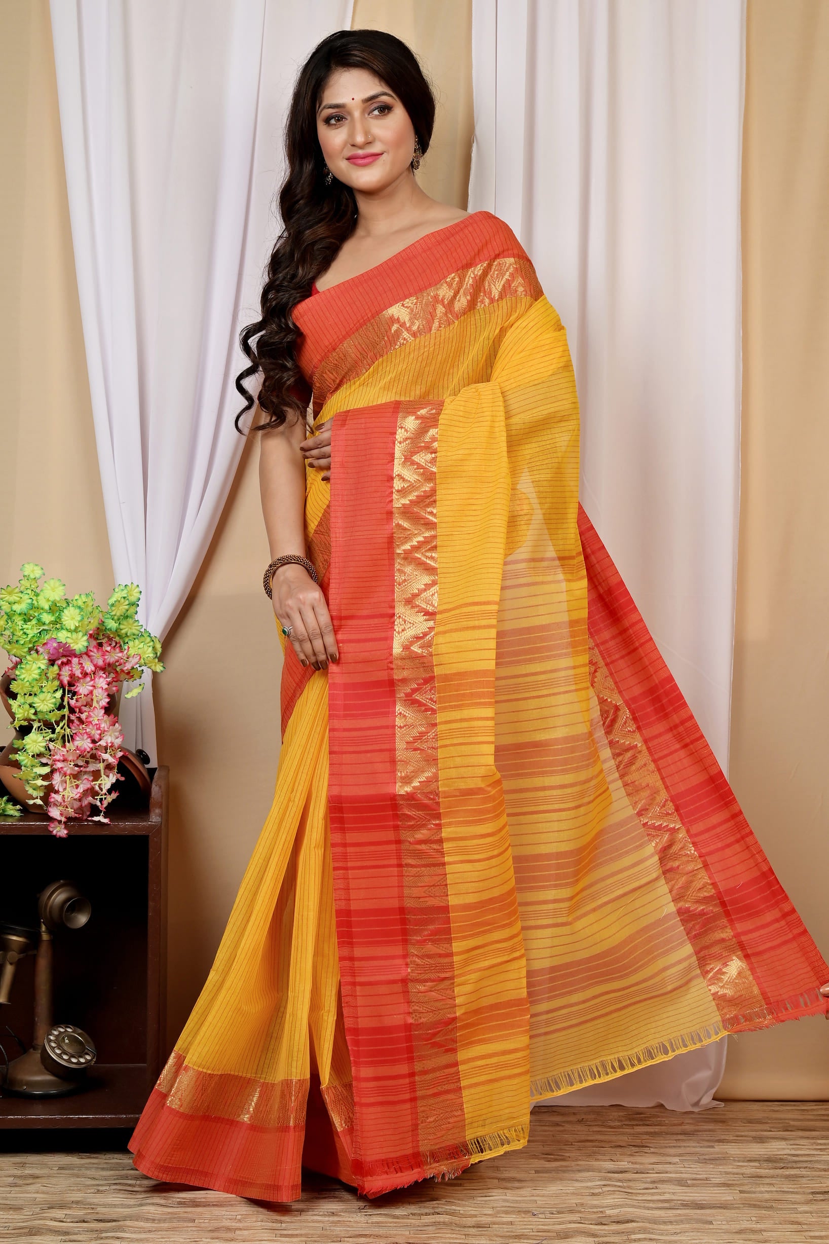 Pure Cotton  Saree