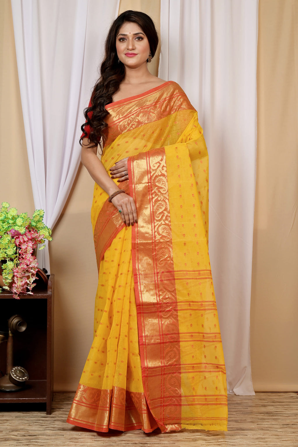 Pure Cotton  Saree