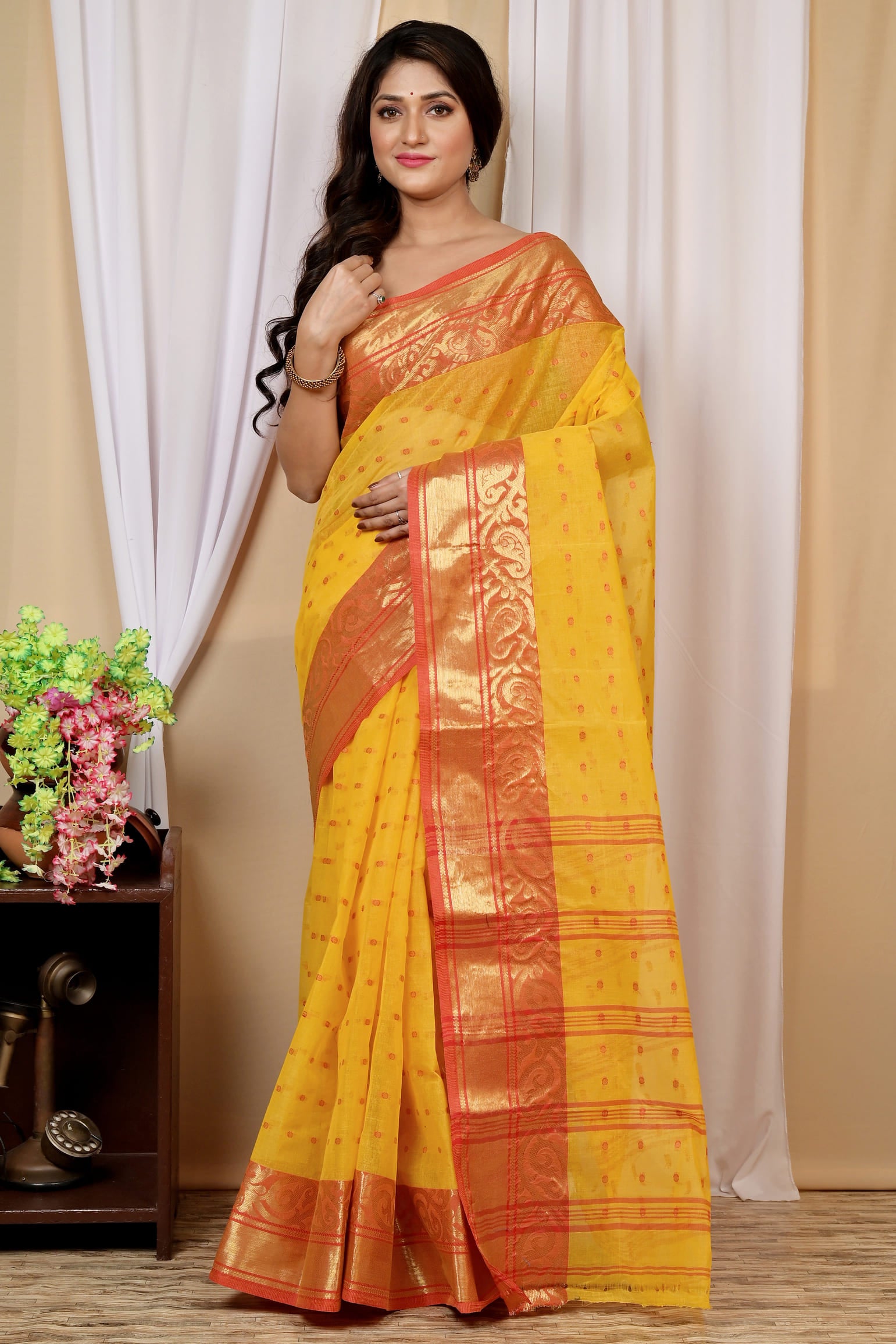 Pure Cotton  Saree