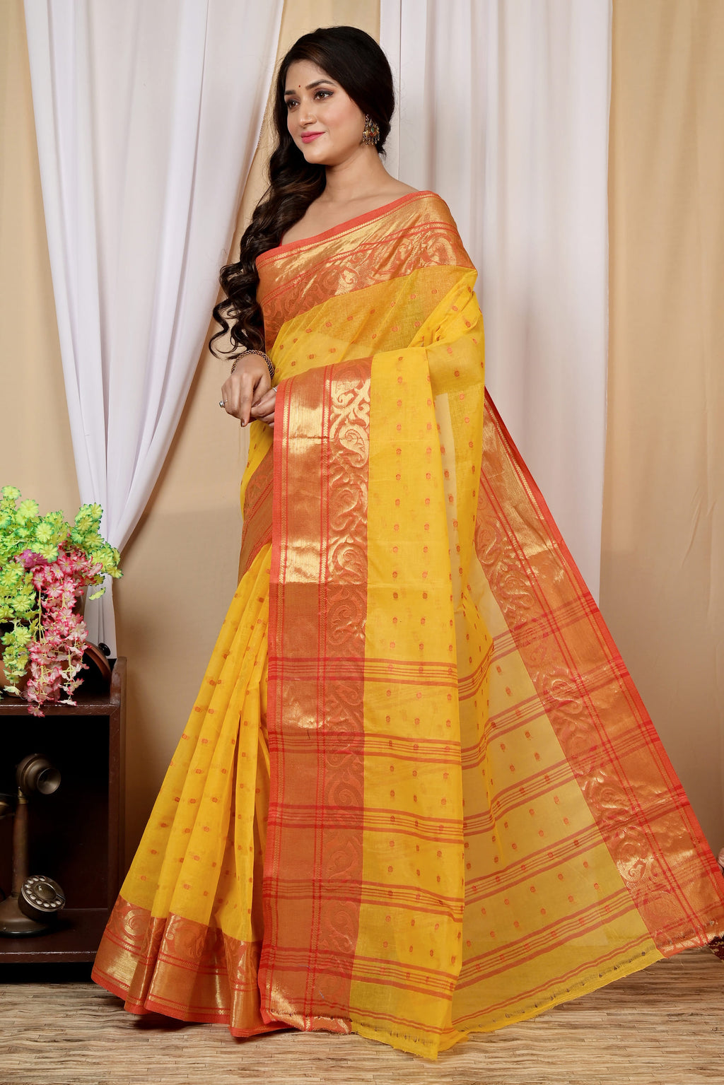 Pure Cotton  Saree