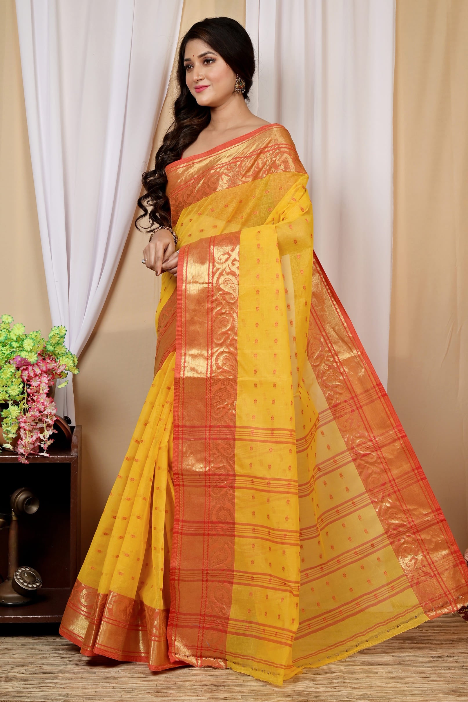 Pure Cotton  Saree