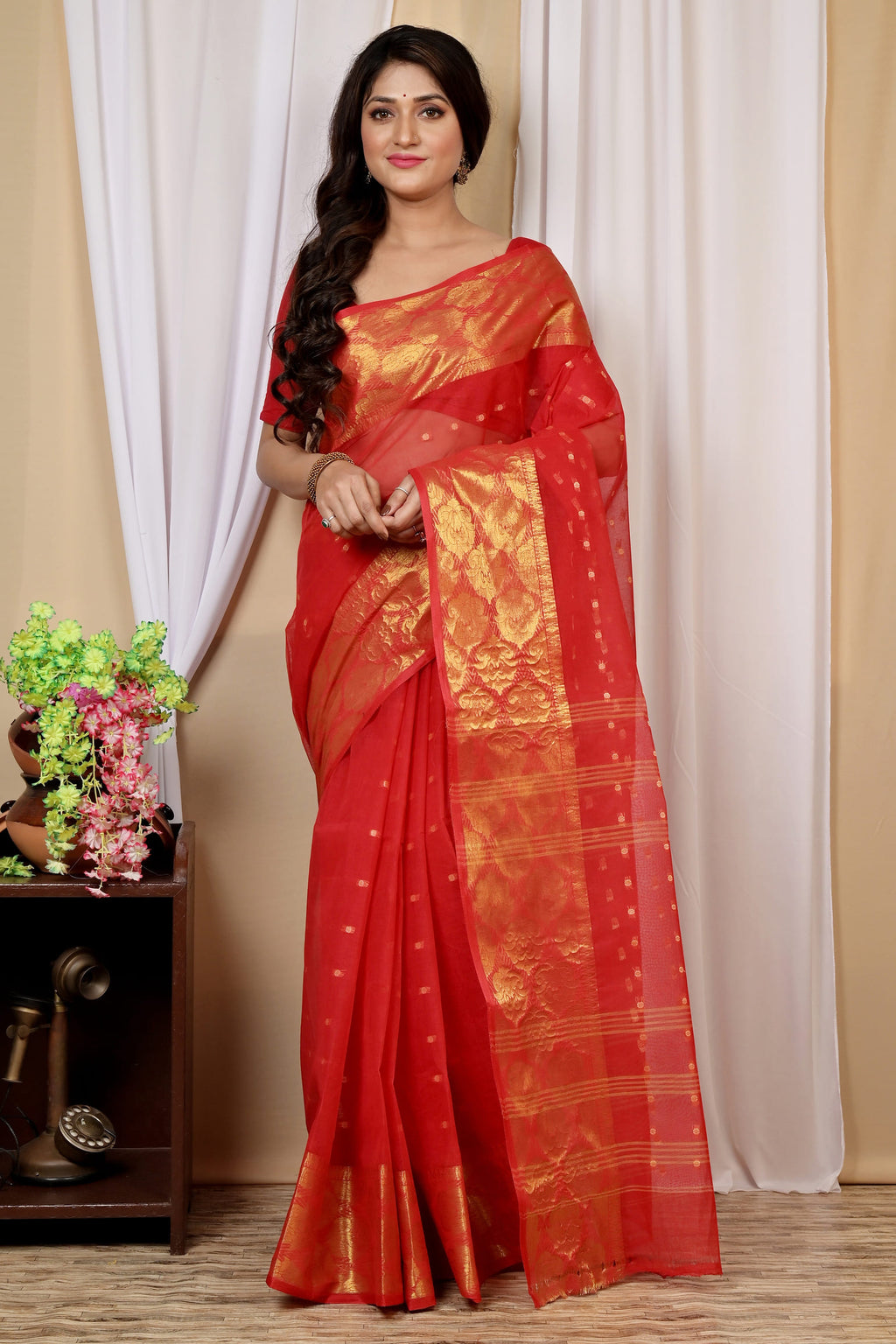 Pure Cotton  Saree