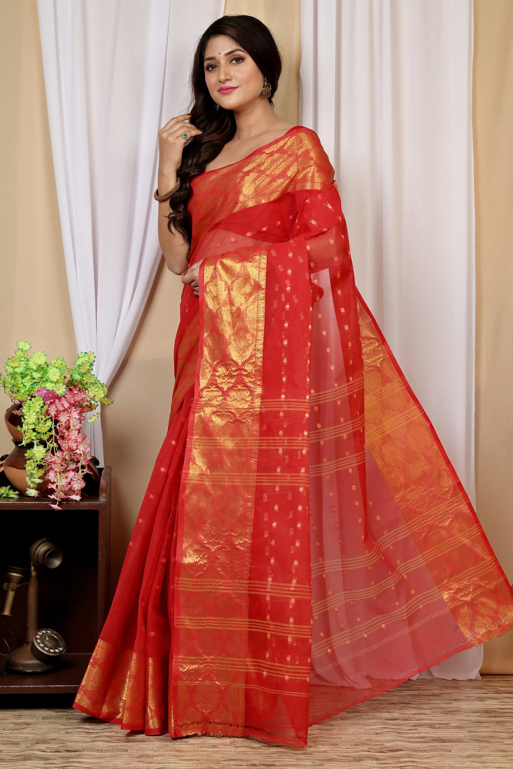 Pure Cotton  Saree