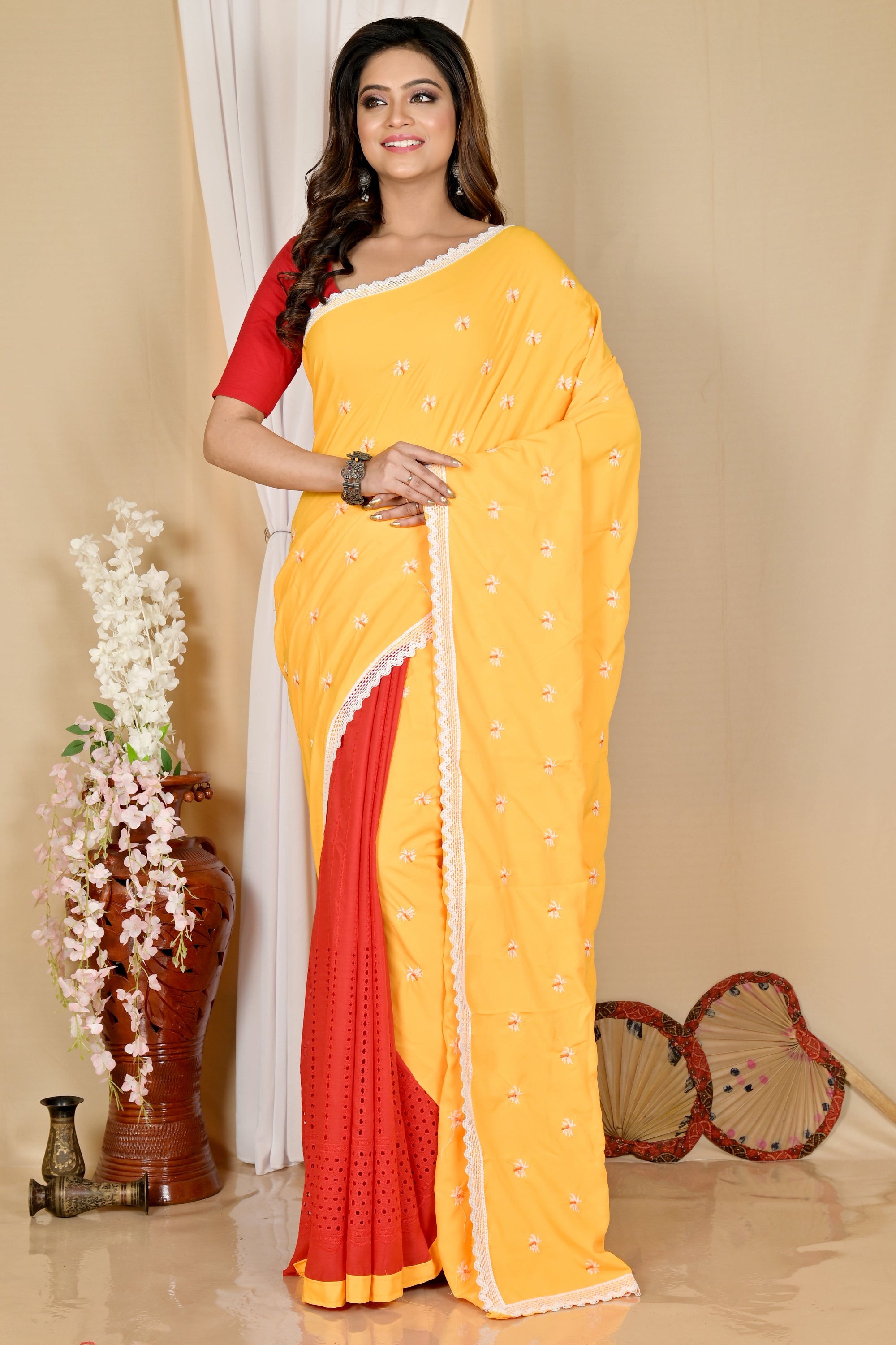 Pure Cotton  Saree