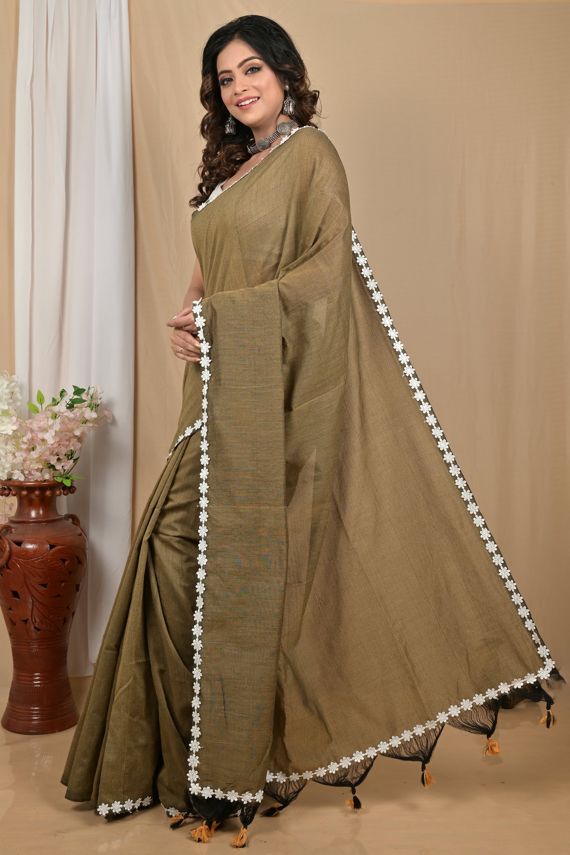 Khadi applique border