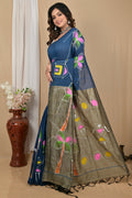 Pure Cotton  Saree  hand print