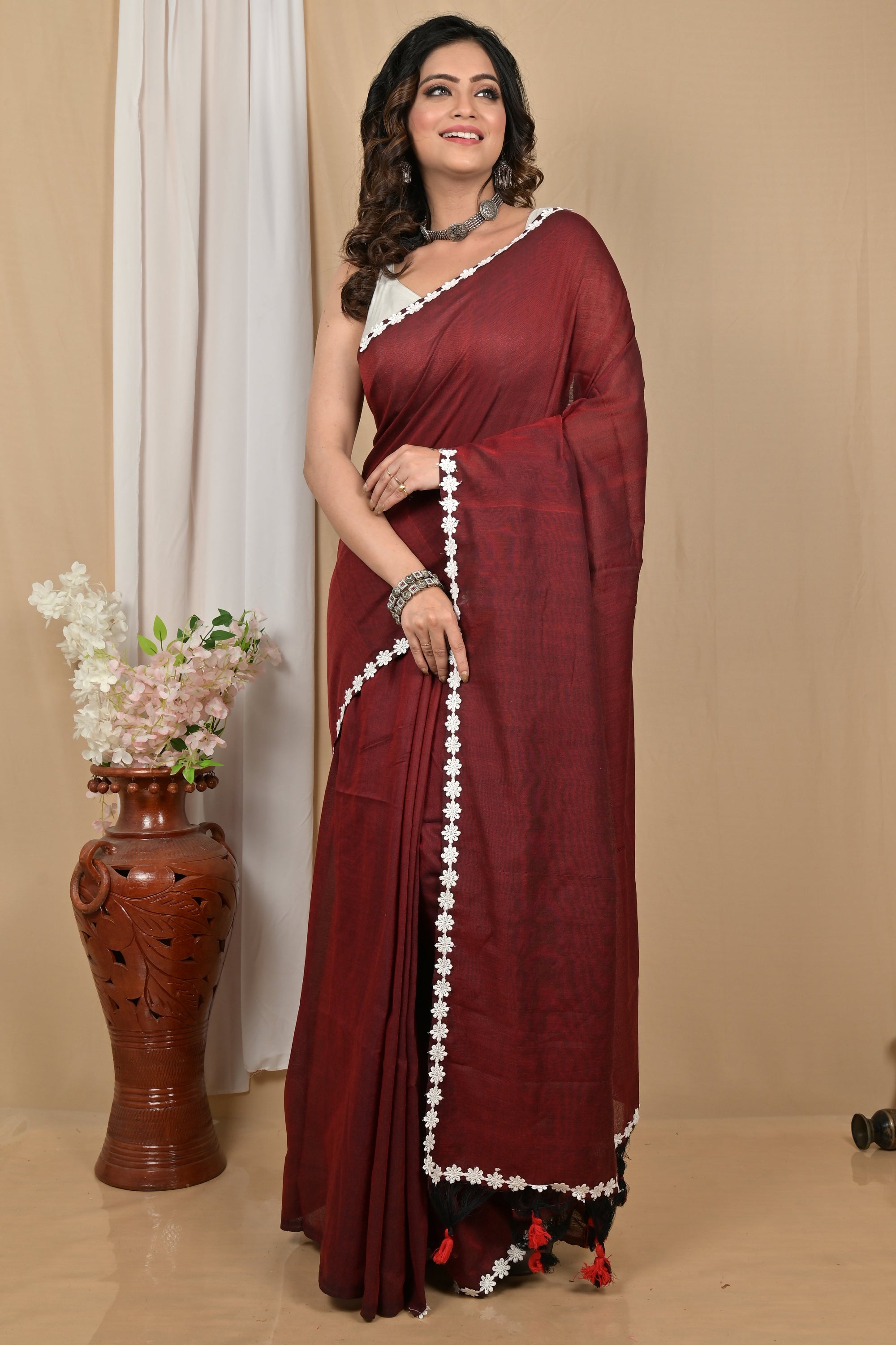 Khadi applique border