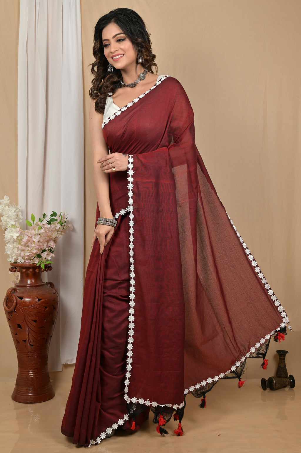 Khadi applique border