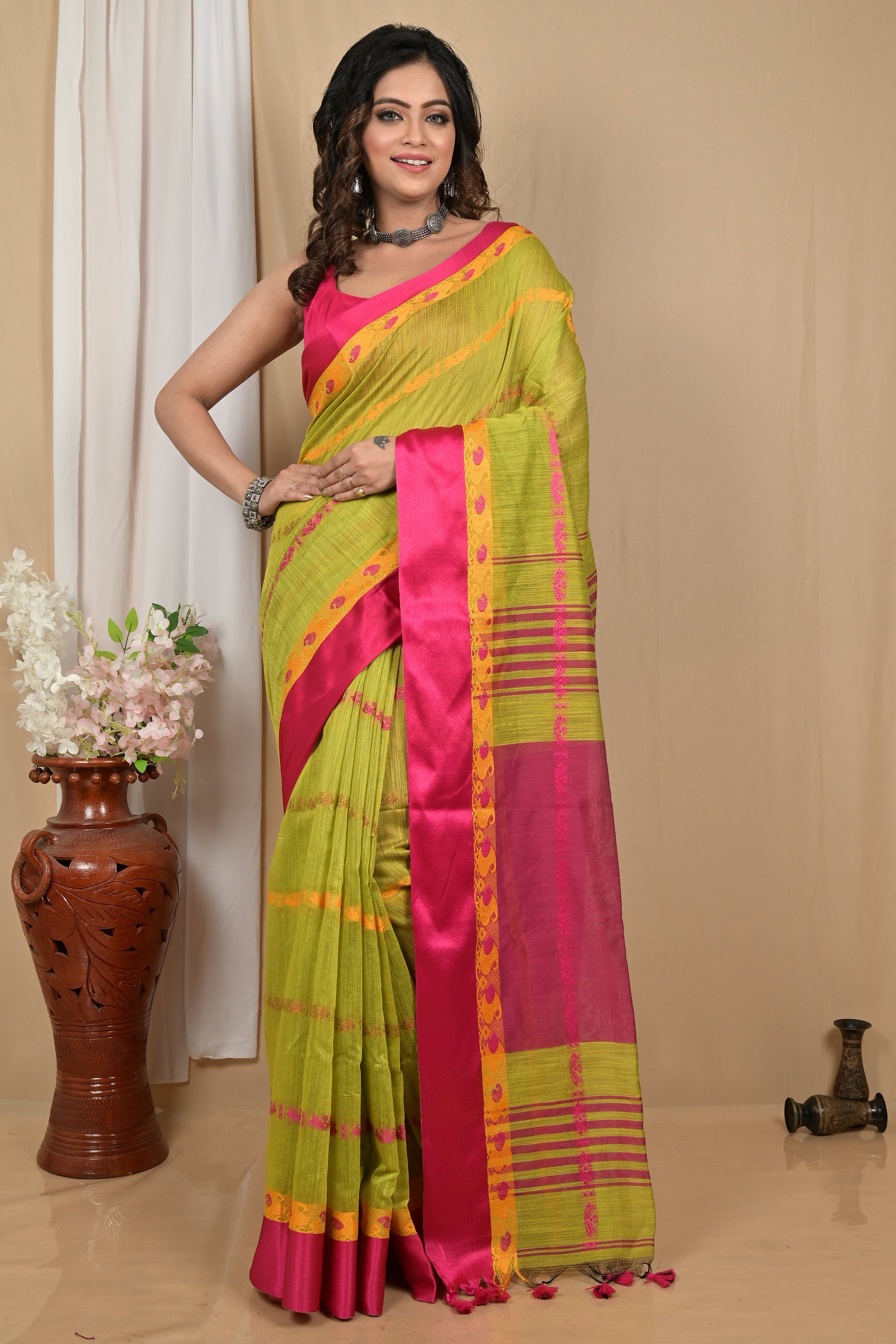 Pure Cotton  Saree