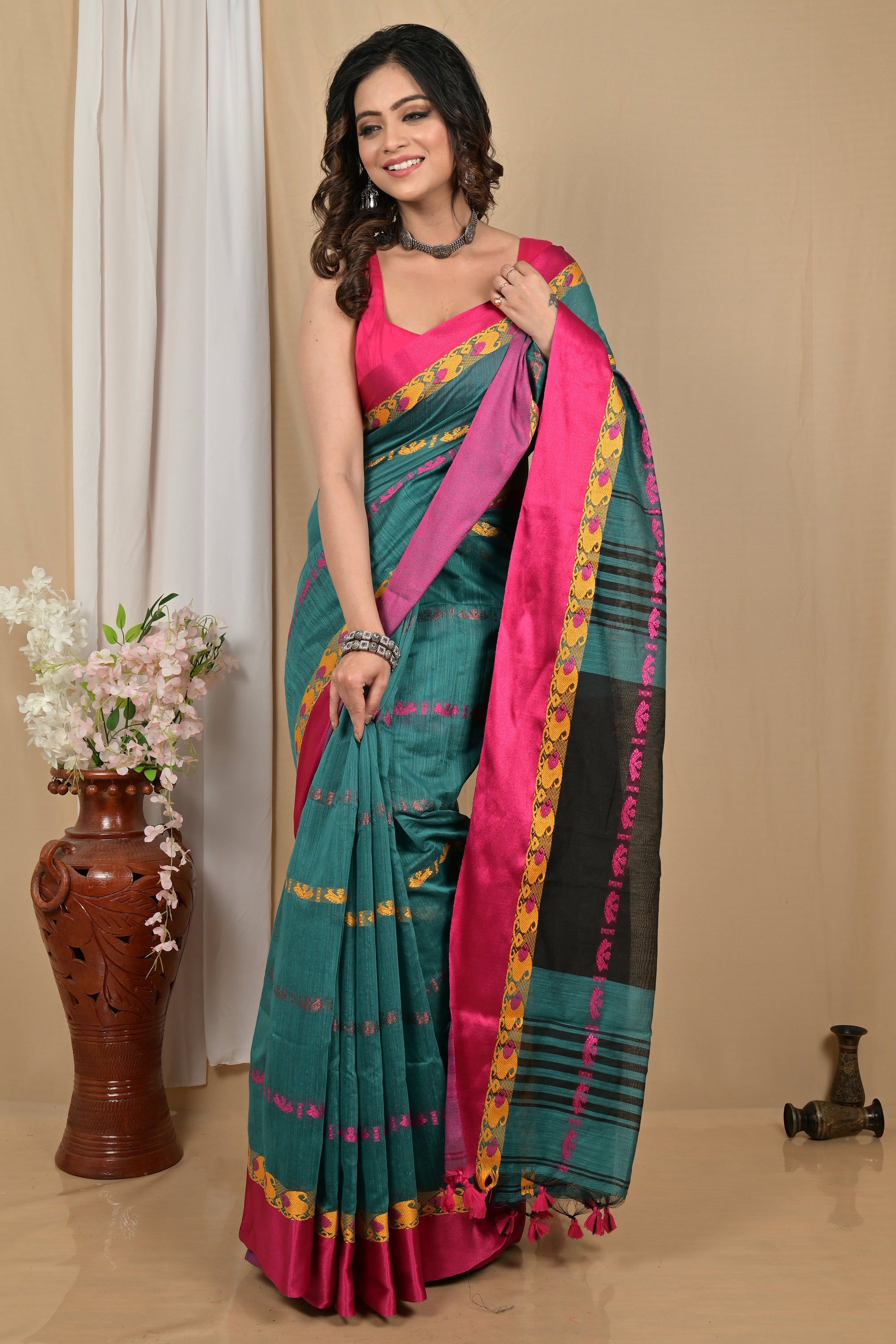 Pure Cotton  Saree