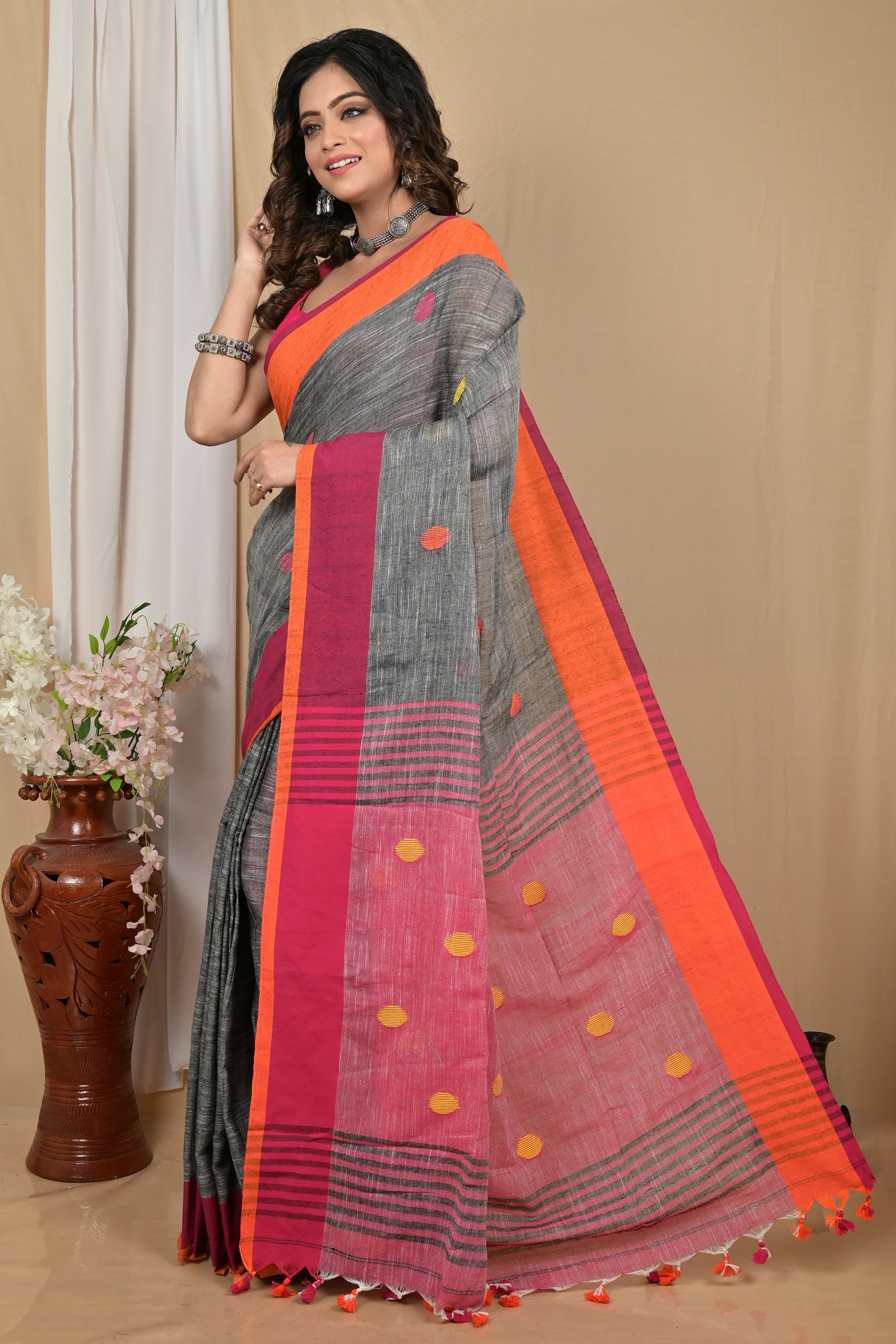 Pure Cotton  Saree