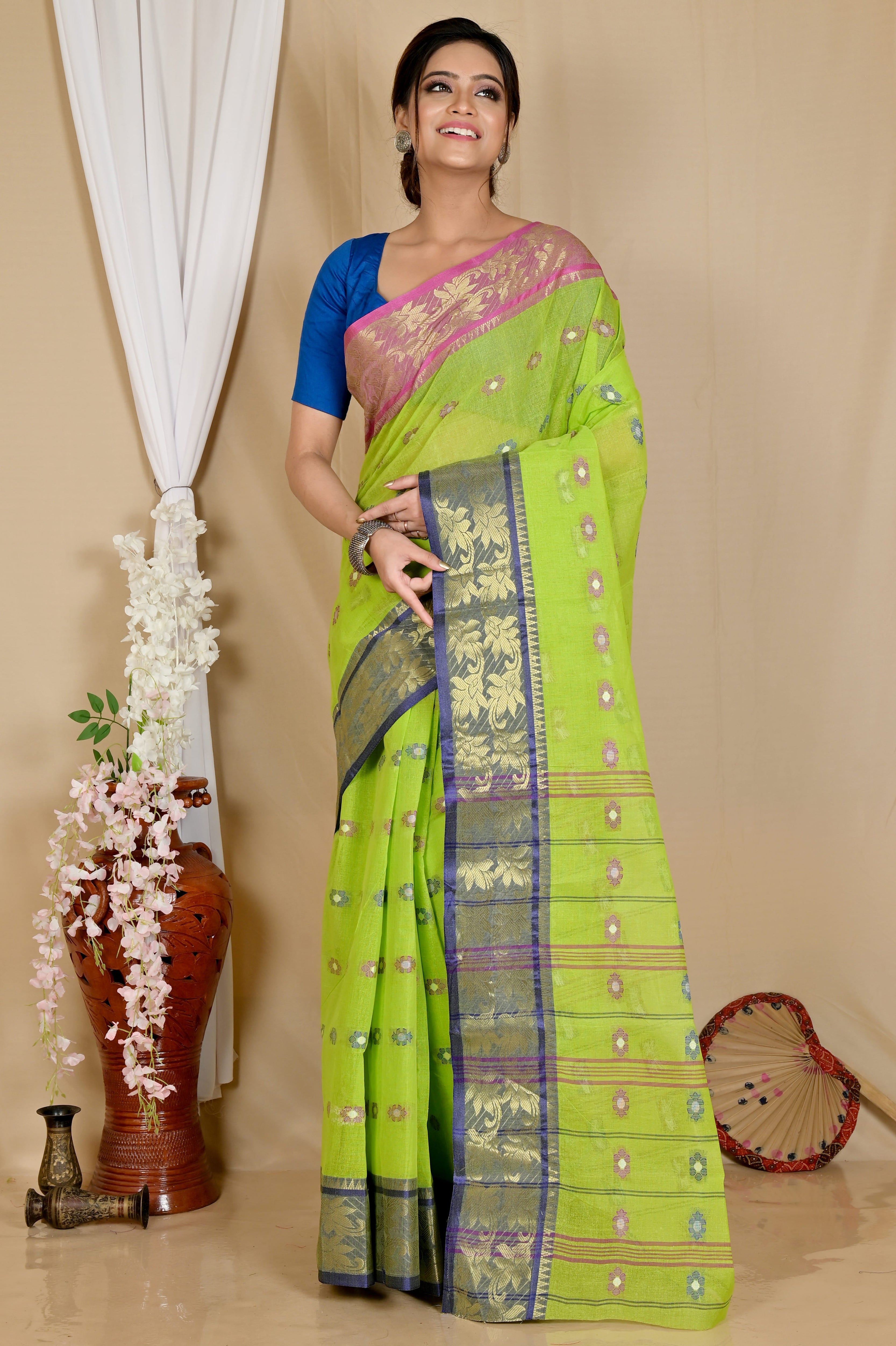 Pure Cotton  Saree