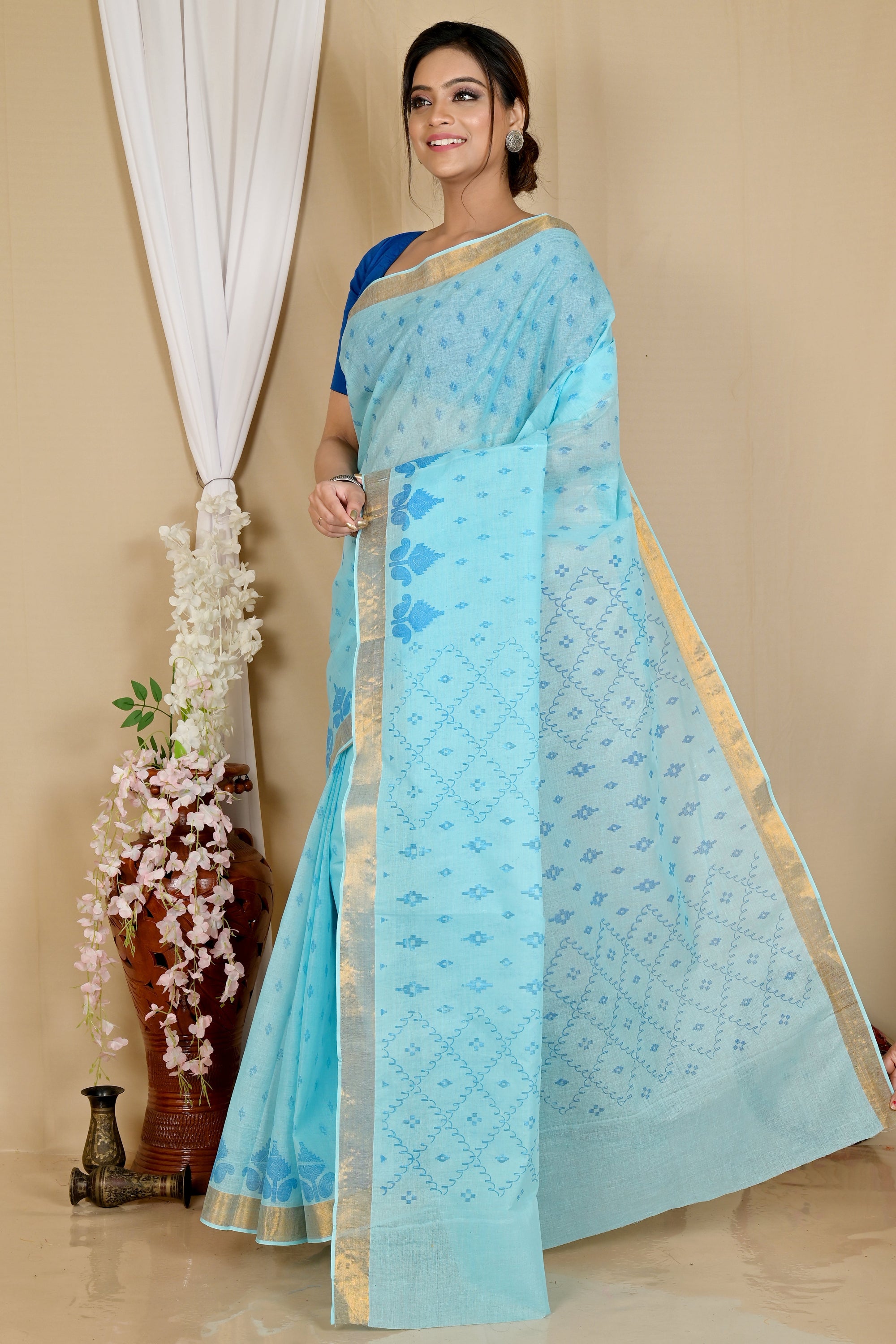 Pure Cotton  Saree