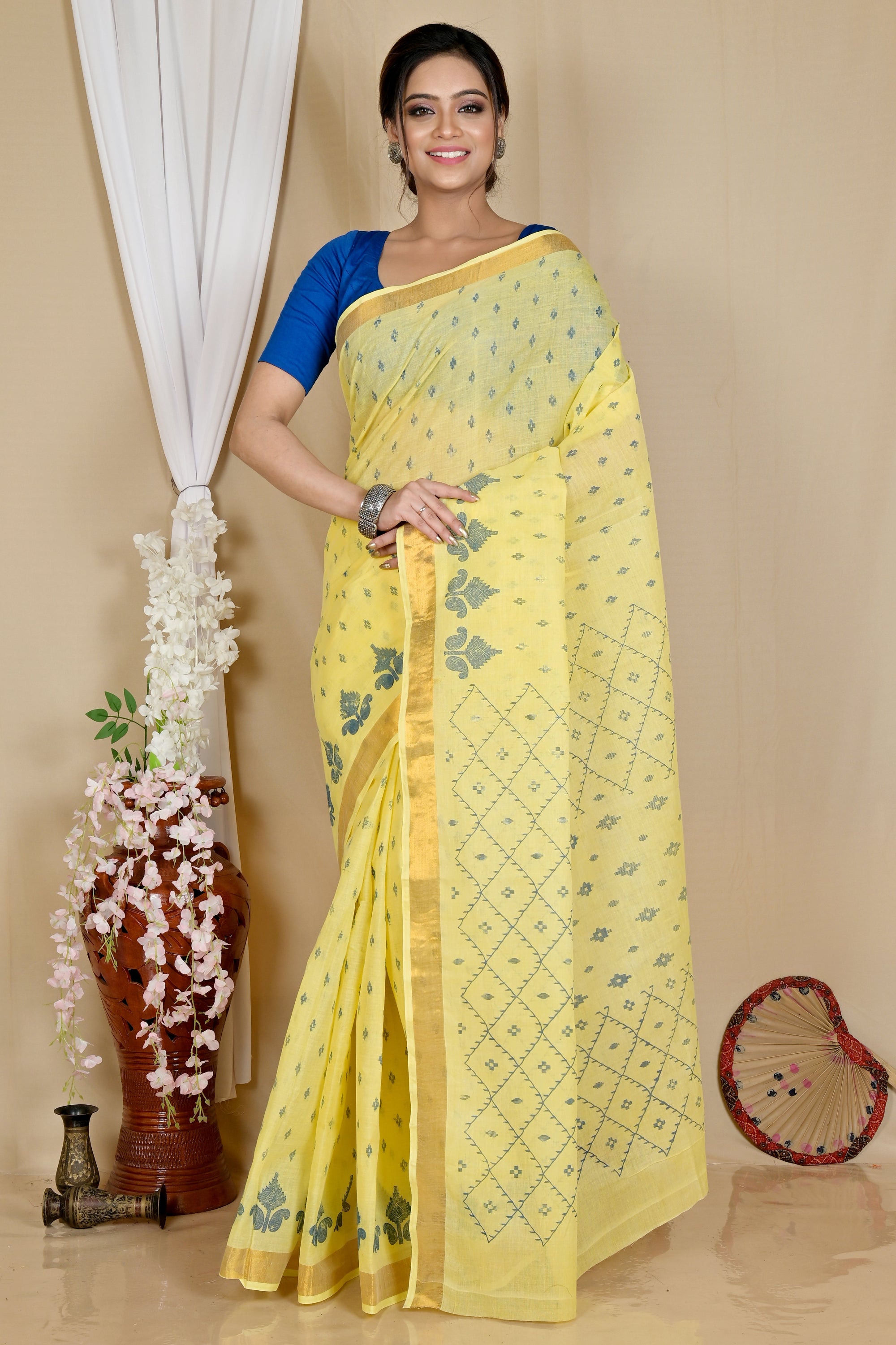 Pure Cotton  Saree