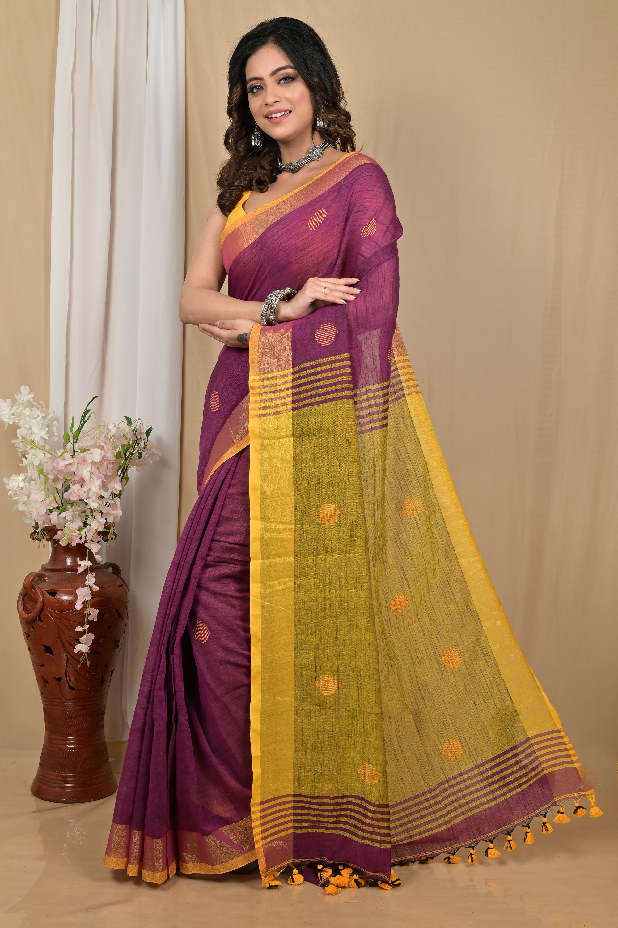 Pure Cotton  Saree