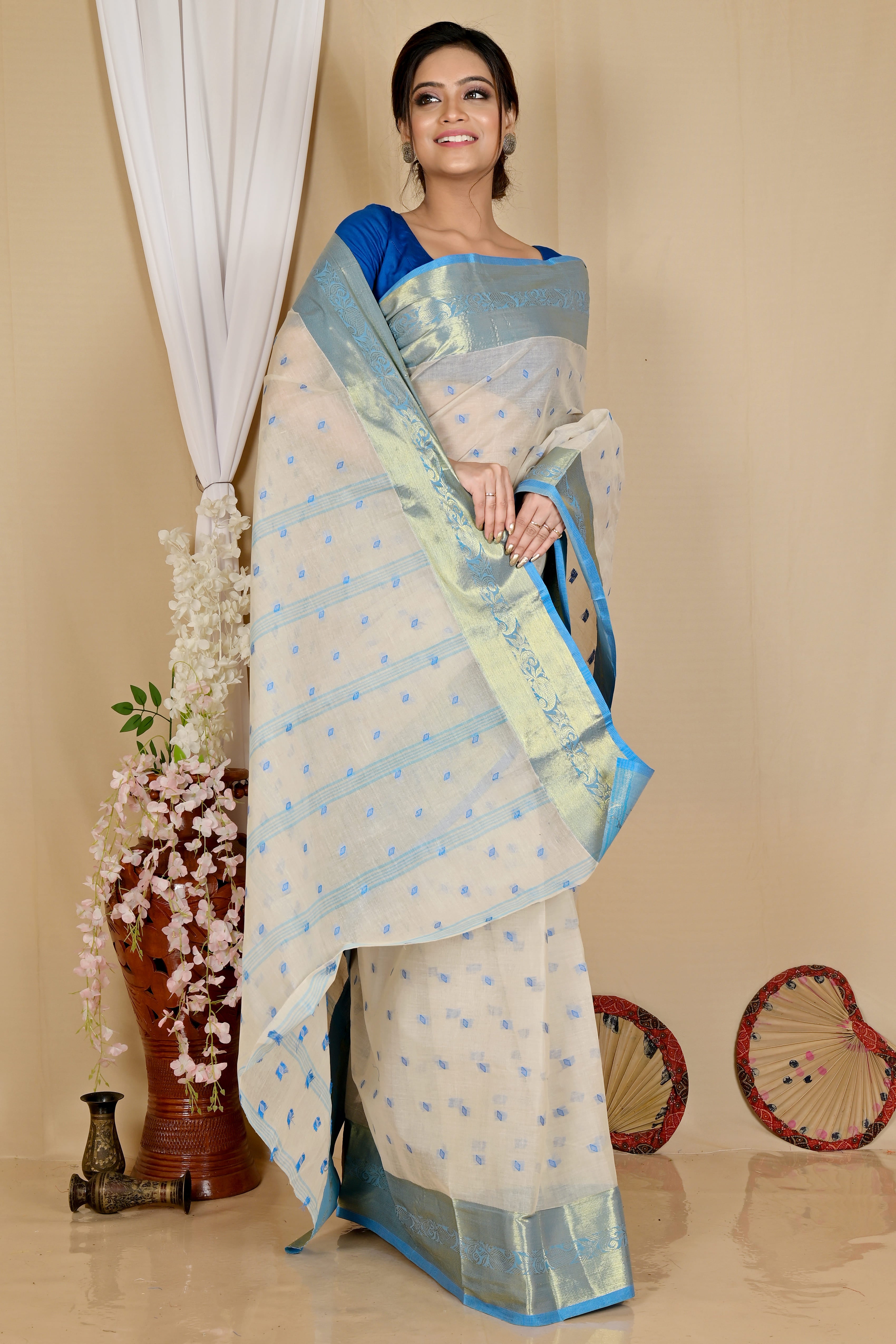 Pure Cotton  Saree