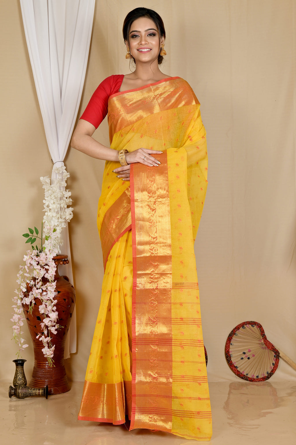 Pure Cotton  Saree