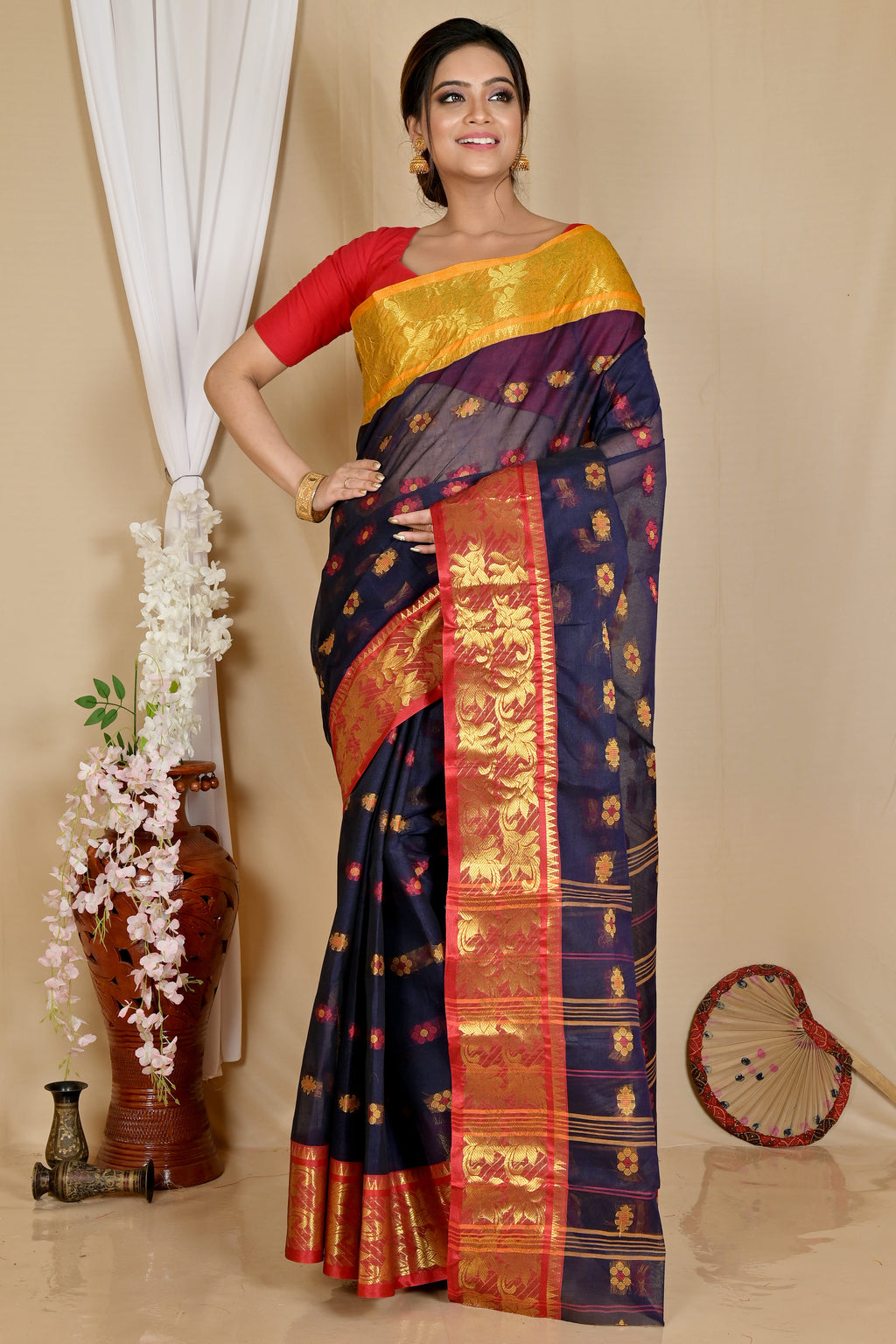 Pure Cotton  Saree