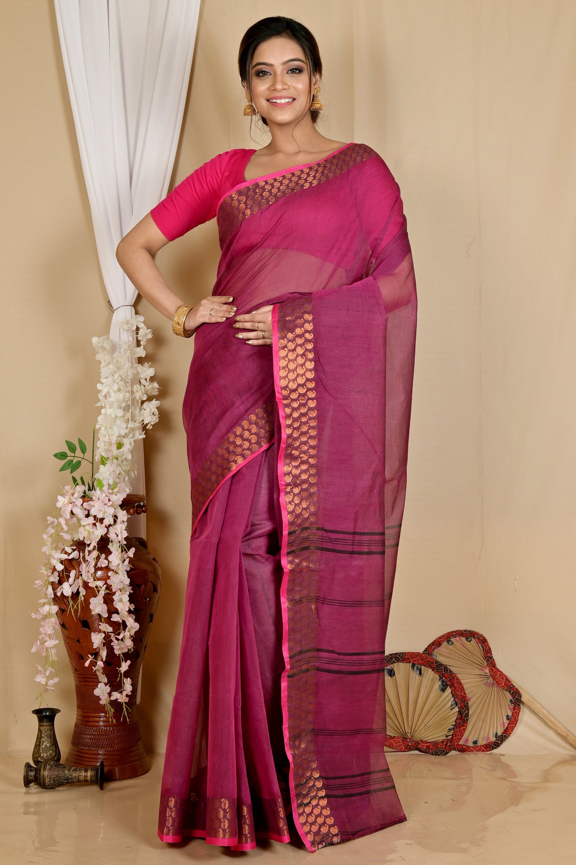 Pure Cotton  Saree
