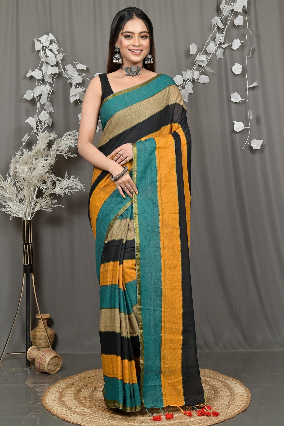 Cotton handloom  Saree