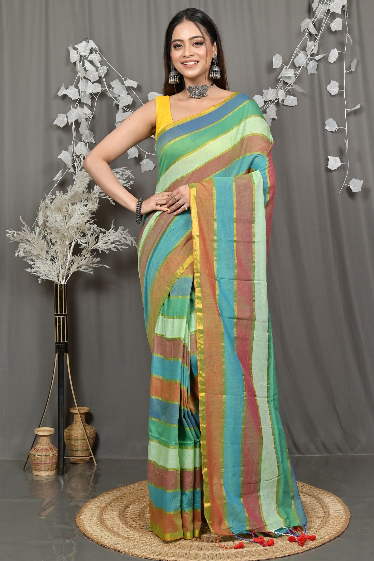 Cotton handloom  Saree