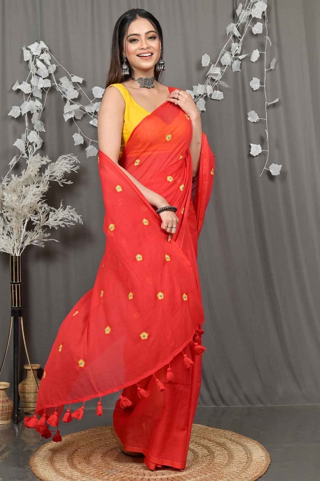 Pure Cotton  Saree
