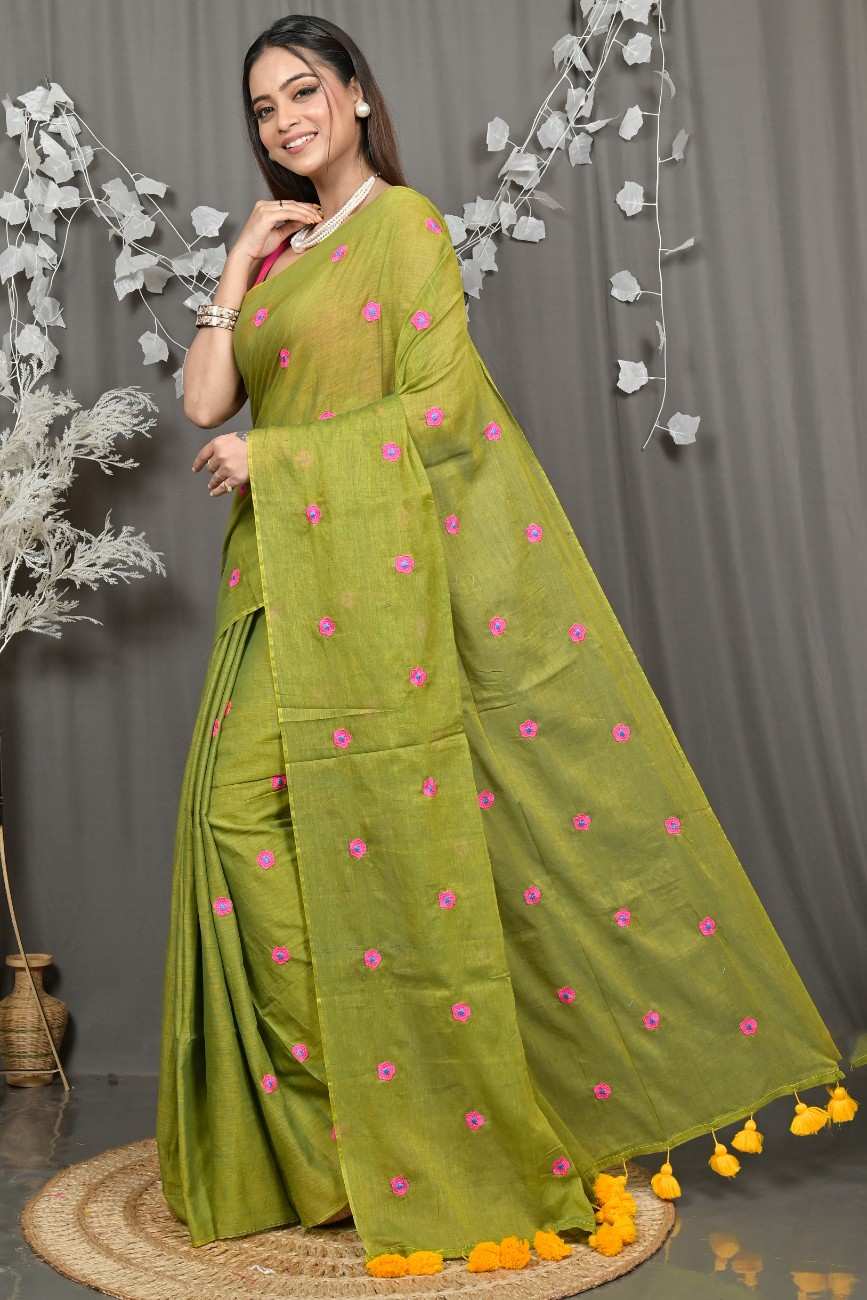 Pure Cotton  Saree