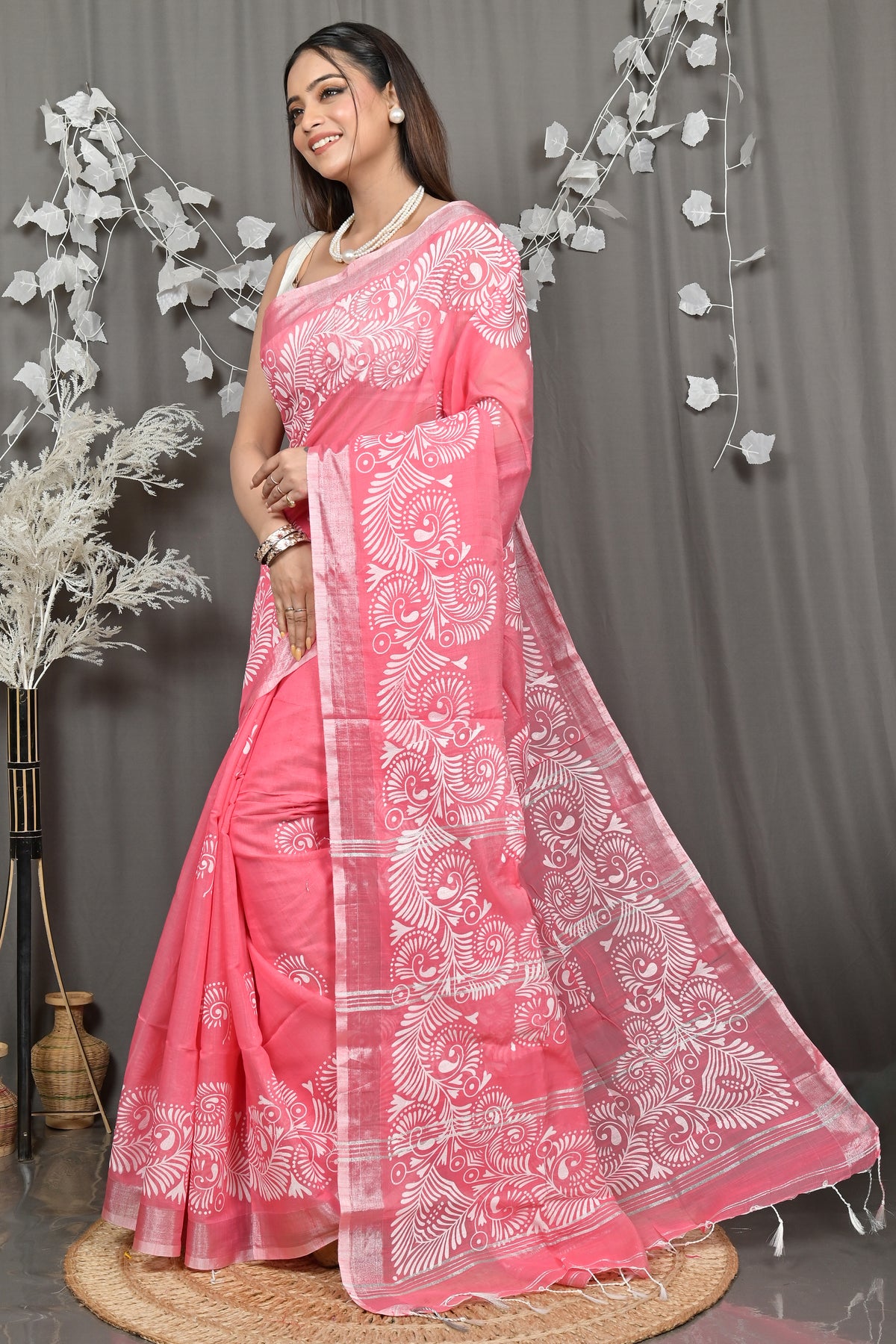 Pure Cotton Handloom Saree