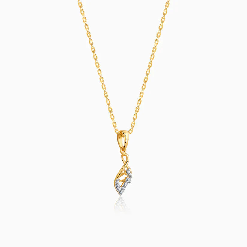 Rose Gold Celebration Pendant Necklace