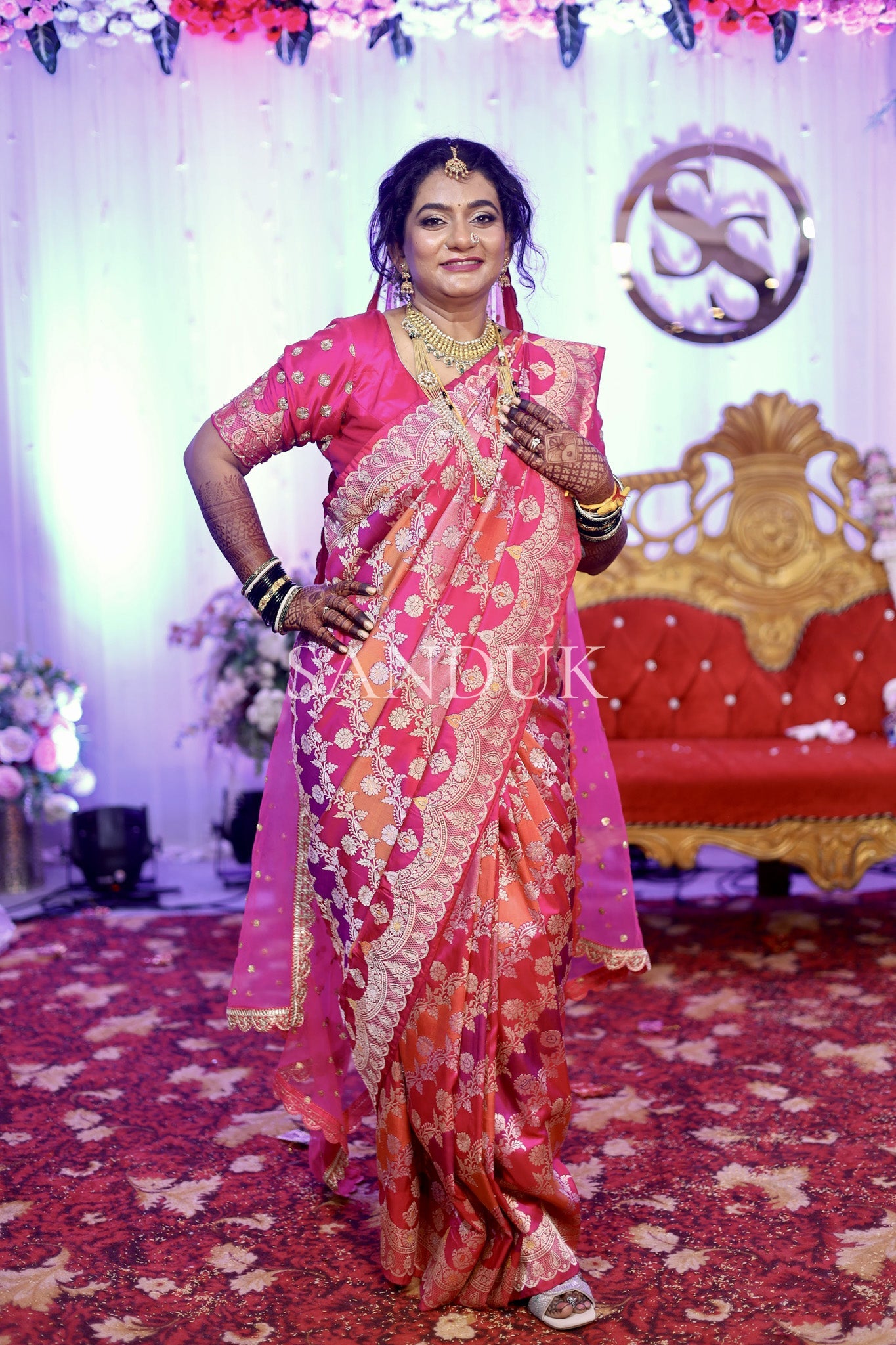 Rangkaat Kadhua Saree