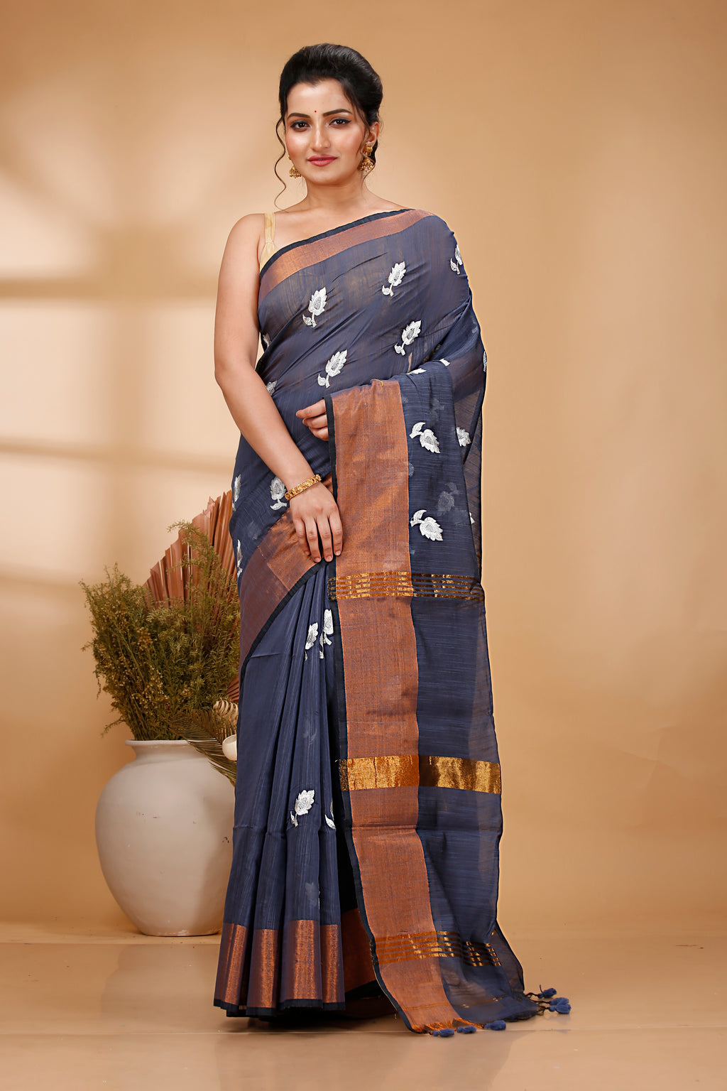 Linen Jamdani