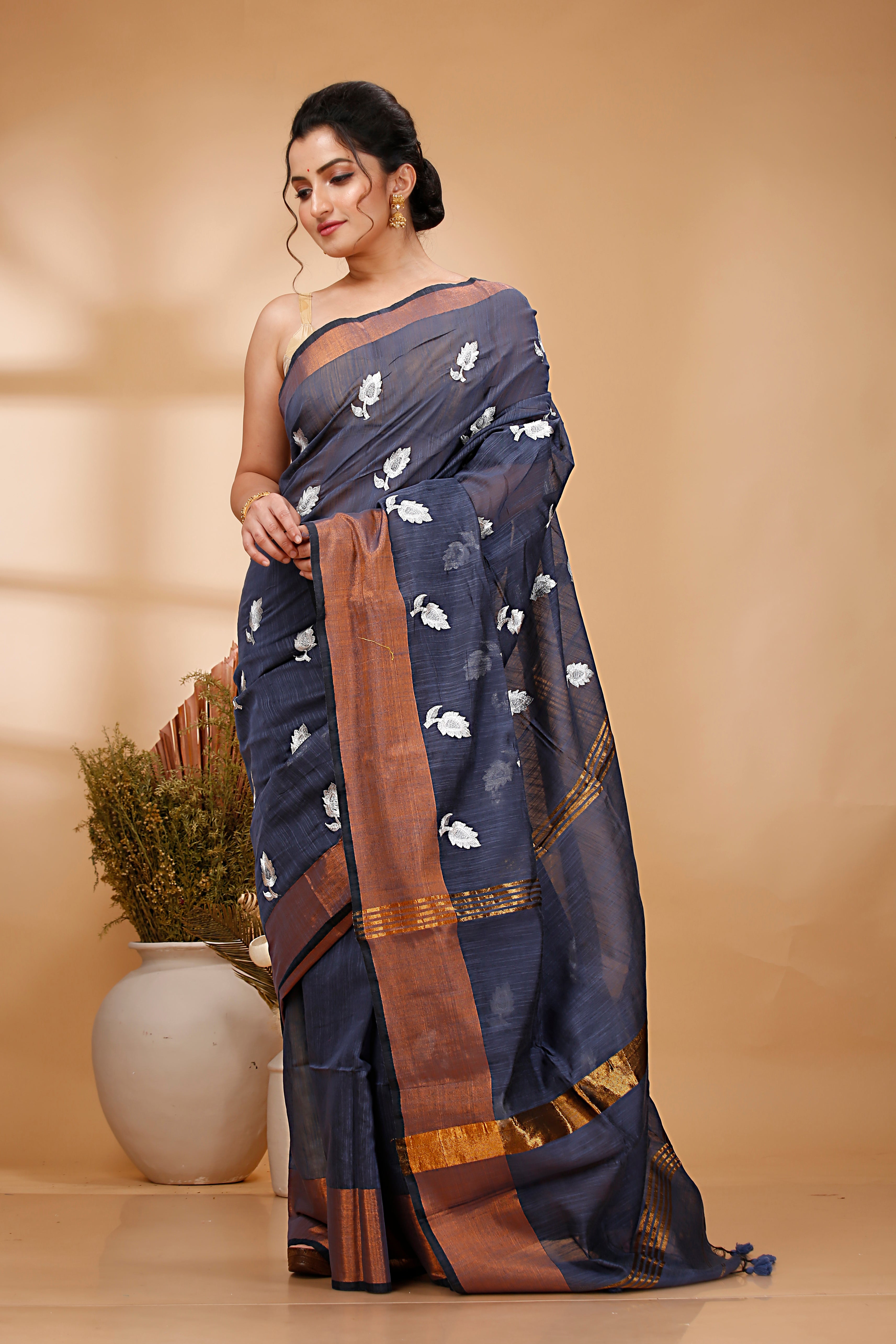 Linen Jamdani
