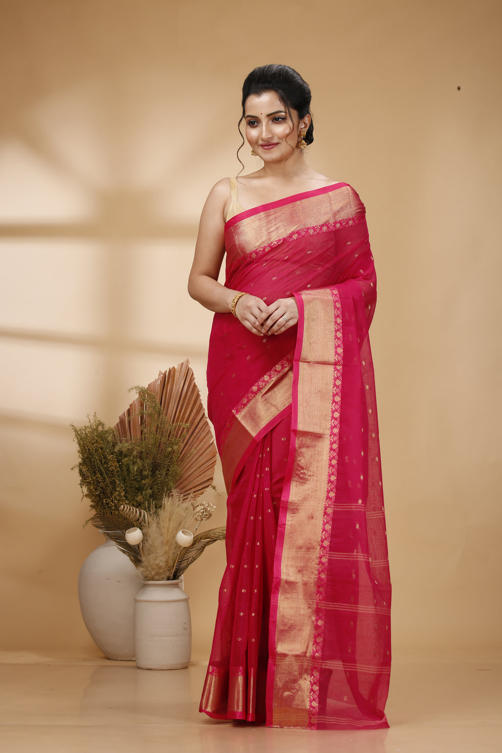 pure cotton tant(redish pink)