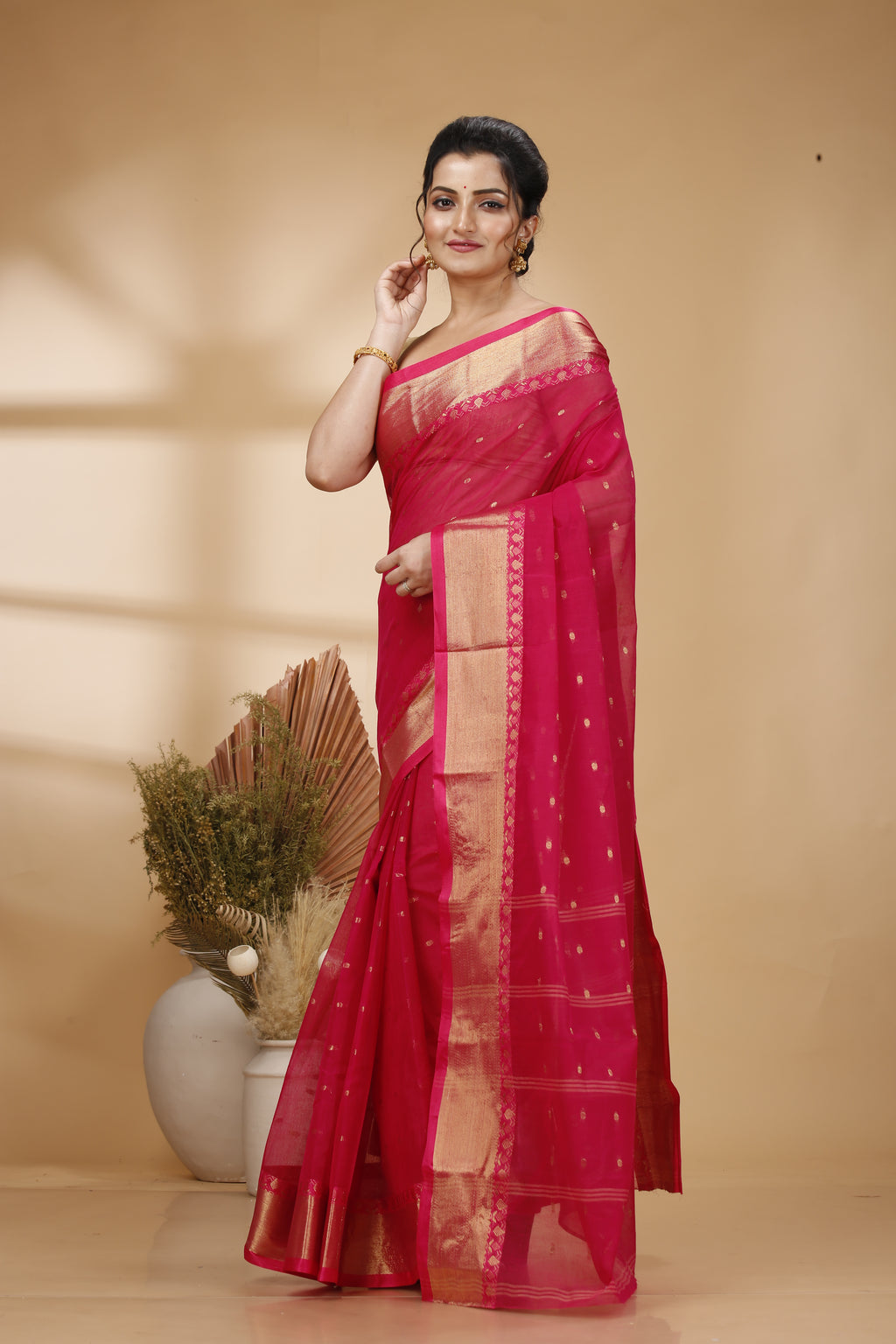 pure cotton tant(redish pink)