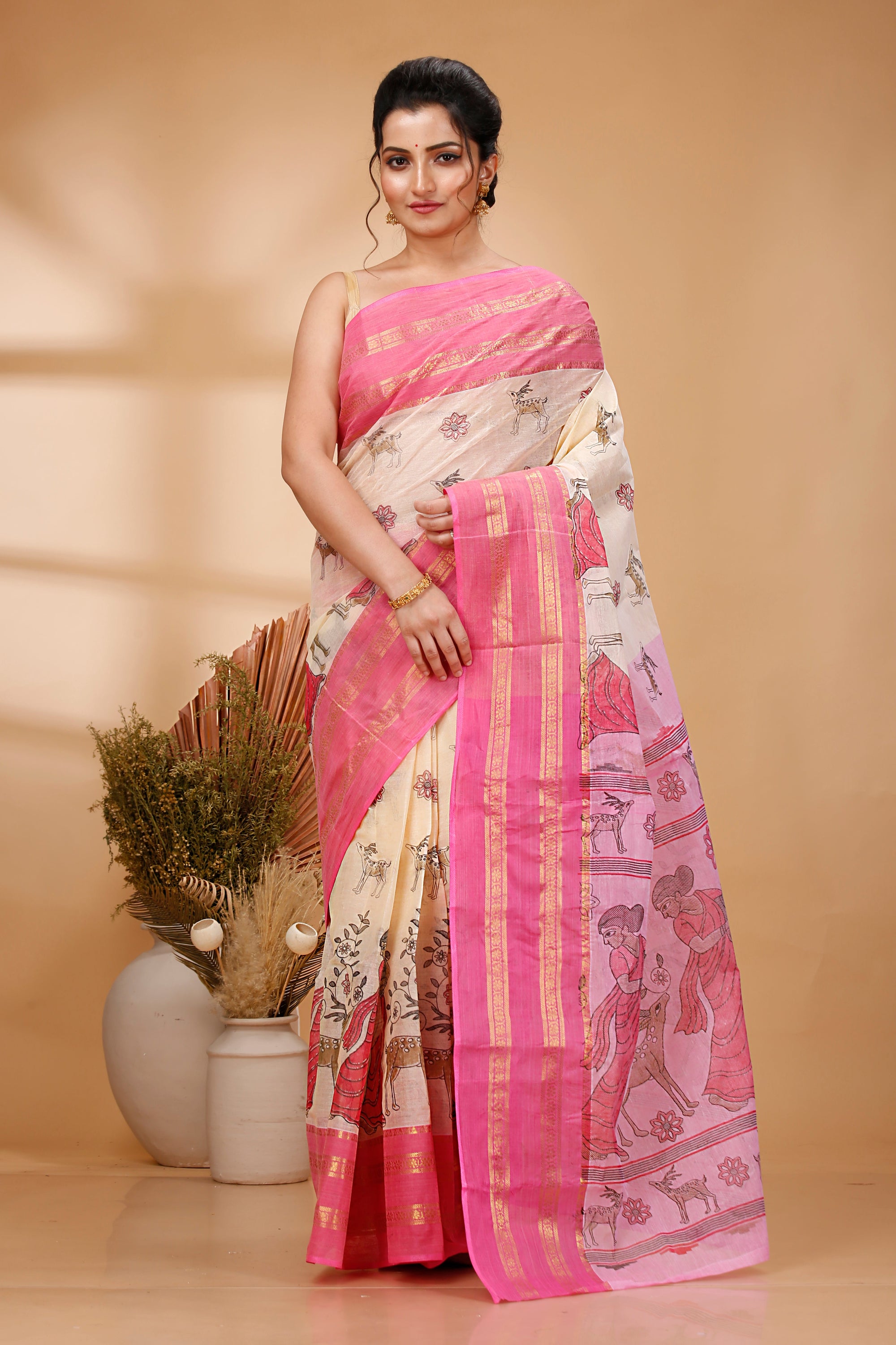 Pure Cotton  Saree